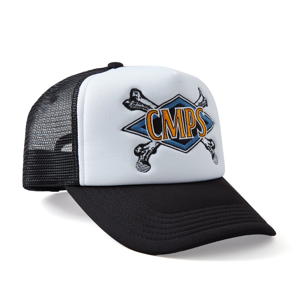 Dead End Trucker Snapback Hat (Black/White)